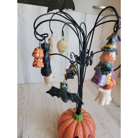 Halloween miniature ornament pumpkin tree Halloween witch ghost - Picture 4 of 9